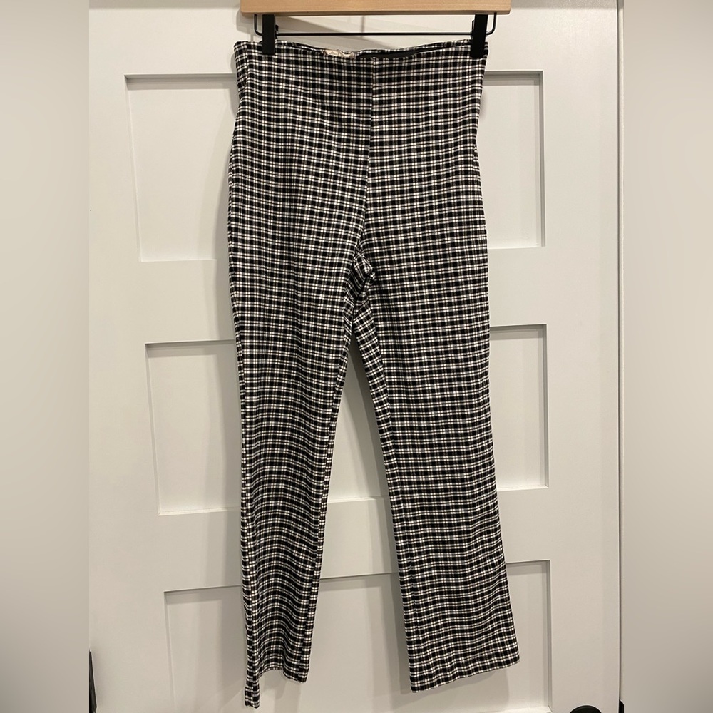 Alterd State size medium black and white plaid pants